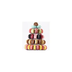 MALLARD FERRIERE Présentoirs Pour Gâteaux|Pyramide à Macaron verticale 10 plateaux amovibles