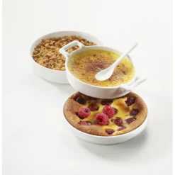 REVOL Moules À Gâteaux|Ramequin crème brûlée Blanc 14,5x13 cm Belle Cuisine