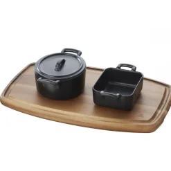 REVOL Servir, Présenter|Ramequin Rectangulaire Noir 12x10 cm Belle Cuisine