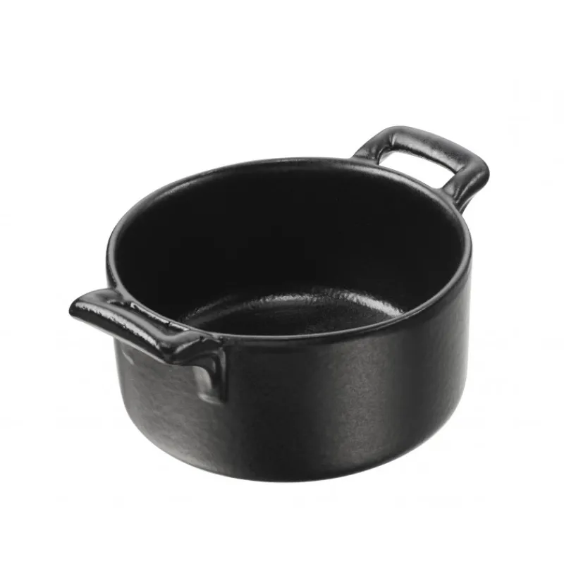 REVOL Vaisselle|Moules À Gâteaux|Ramequin Rond Noir Ø7,2 cm Belle Cuisine