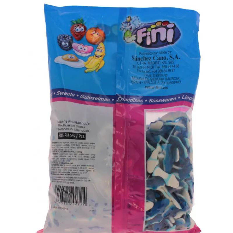 FINI Confiserie|Requins Peintlalangue x 385 - Bonbons Halal