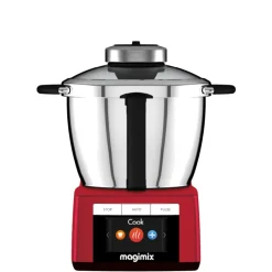 MAGIMIX Robot Pâtissier|Robot Cuiseur|Robot Cuiseur Multifonction Cook Expert Rouge