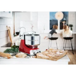 ANKARSRUM Robot Pâtissier|Robot de cuisine Original AKM Rouge