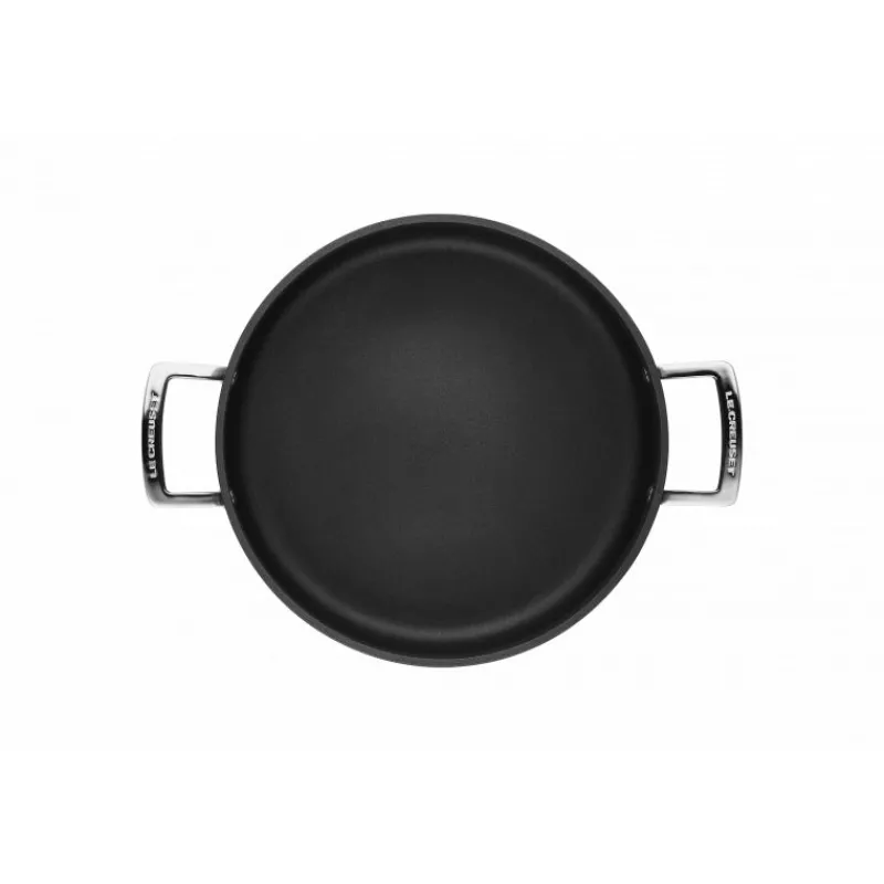 LE CREUSET Casseroles|Rondeau avec Couvercle 28 cm Anti-Adhérent Les Forgées