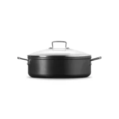 LE CREUSET Casseroles|Rondeau avec Couvercle 30 cm Anti-Adhérent Les Forgées