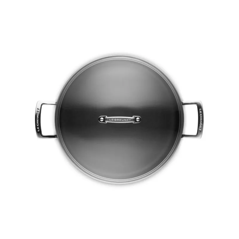 LE CREUSET Casseroles|Rondeau avec Couvercle 30 cm Anti-Adhérent Les Forgées