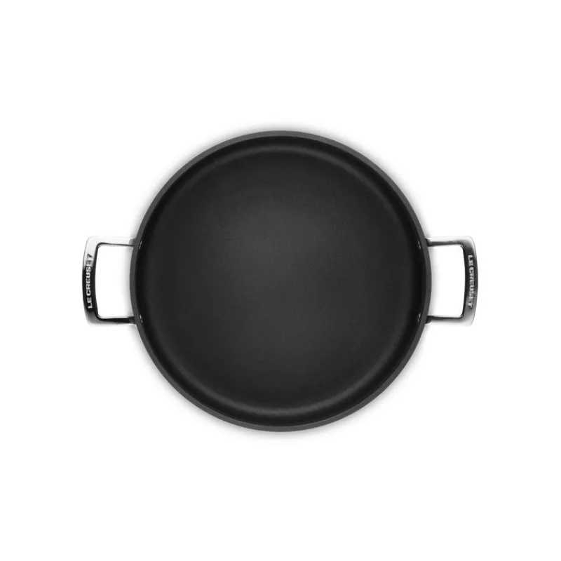 LE CREUSET Casseroles|Rondeau avec Couvercle 30 cm Anti-Adhérent Les Forgées