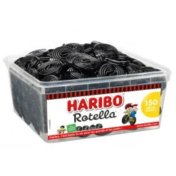 HARIBO Confiserie|Rotella x 150 - Boîte Rouleau Réglisse