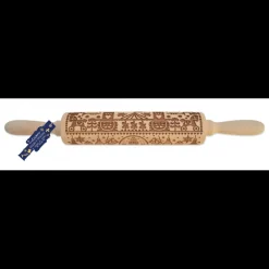 SCRAPCOOKING Ustensiles Pâtisserie|Rouleau à Pâtisserie Motif Casse Noisette 39 cm