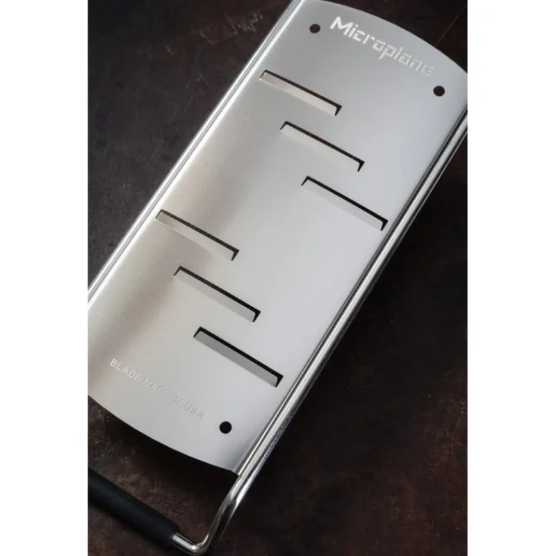 MICROPLANE Râpes À Fromage|Râpe À Légumes|Râpe Coupe Large Gourmet Noir