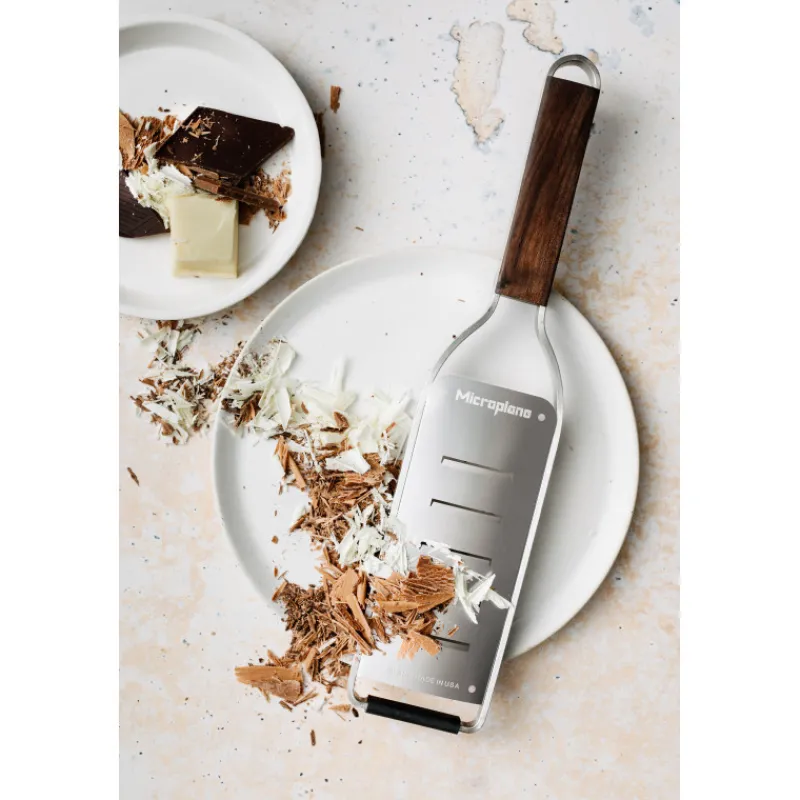MICROPLANE Râpes À Fromage|Râpe Coupe Large Master Manche en Bois