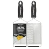 MICROPLANE Zesteur|Râpes À Fromage|Râpe Double Lame Fine et Gros Grains Gourmet