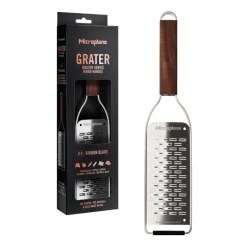 MICROPLANE Râpes À Fromage|Râpe À Légumes|Râpe Double Tranchant Master Manche en Bois