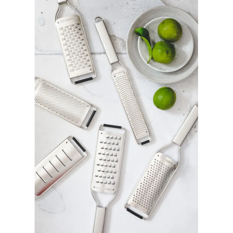 MICROPLANE Râpes À Fromage|Râpe À Légumes|Râpe Double Tranchant Professional Inox