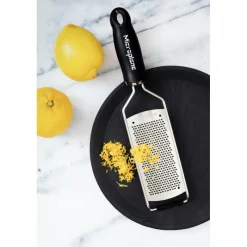 MICROPLANE Zesteur|Râpes À Fromage|Râpe Fine Gourmet Noir