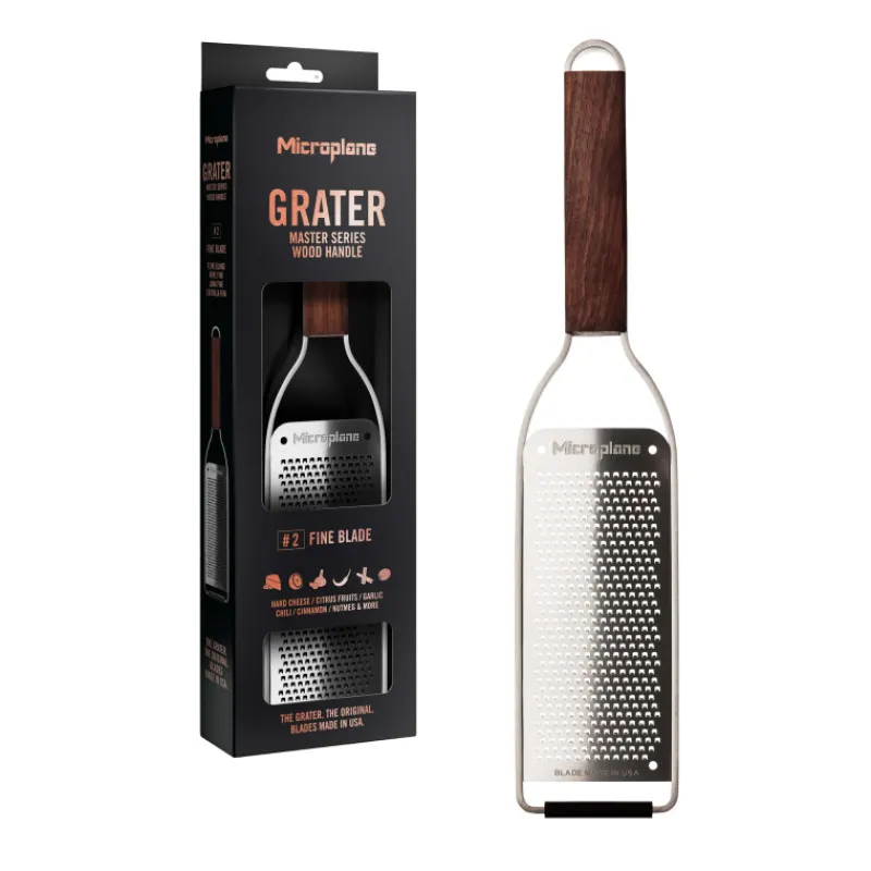 MICROPLANE Zesteur|Râpes À Fromage|Râpe Fine Master Manche en Bois