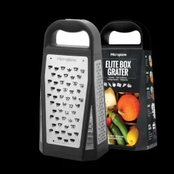MICROPLANE Mandoline De Cuisine|Zesteur|Râpe Multi-Faces Elite Specialty Noir