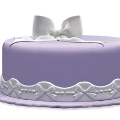 PATISDECOR Décoration Comestible|Ruban Pate à Sucre Nœuds 1,25 m x H 3 cm (x2) Patisdécor