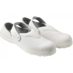 ROBUR Chaussures De Cuisine|Sabot de Sécurité T.38 Blanc BERCEO