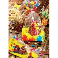 MALLARD FERRIERE Emballage Alimentaire|Sachet avec Fond Oeufs de Pâques 57 x 23 x 11 cm (x100)