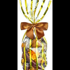 CUISINEADDICT Emballage Alimentaire|Sachet Bonbon Or avec Fond Carton 12 x 26 cm (x100)