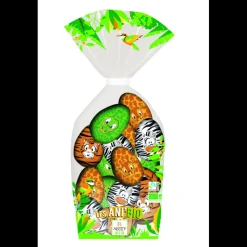 ABTEY Confiserie|Sachet de 10 Œufs Chocolat au Lait Bio Jungle 125 g