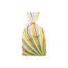 WILTON Emballage Alimentaire|Sachets à Confiseries Lignes Multicolore x20