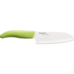 KYOCERA Couteau Céramique|Couteau Santoku|Santoku Céramique 14 cm Vert