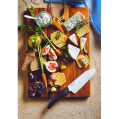 KYOCERA Couteau Céramique|Couteau Santoku|Santoku Céramique Noir 14 cm Gen Earth