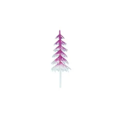 MALLARD FERRIERE Décoration Gâteau|Sapin Blanc et Fuchsia Volume x144
