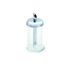 ZODIAC Ustensiles Pâtisserie|Saupoudreuse à Sucre avec Doseur Verre inox