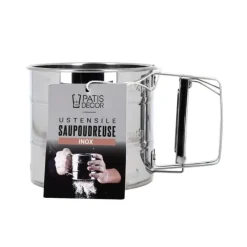 PATISDECOR Ustensiles Pâtisserie|Saupoudreuse Inox à Piston Patisdécor