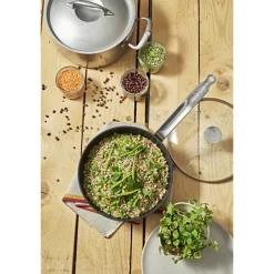 DE BUYER Sauteuses|Sauteuse Bombée Anti Adhésive Ø 28 cm Choc Intense