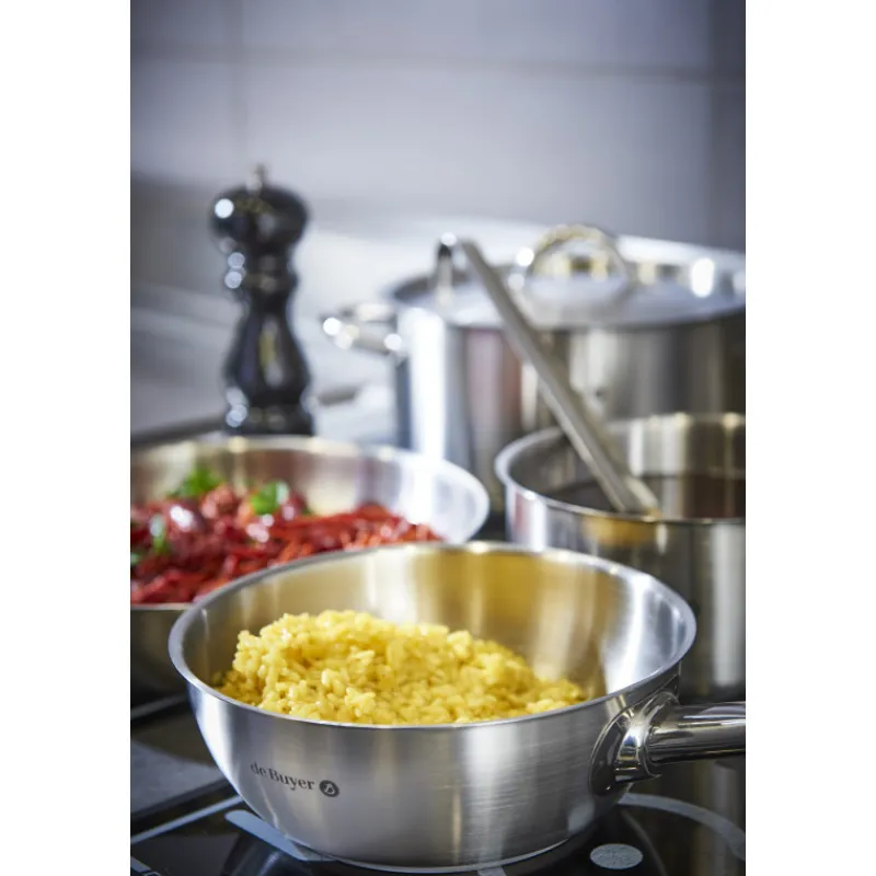 DE BUYER Sauteuses|Sauteuse Bombée Inox Ø24cm Prim'Appety