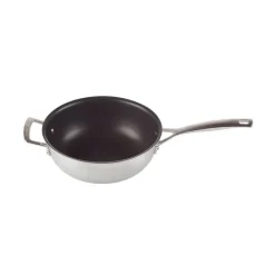 LE CREUSET Sauteuses|Sauteuse du chef inox 24 cm avec couvercle