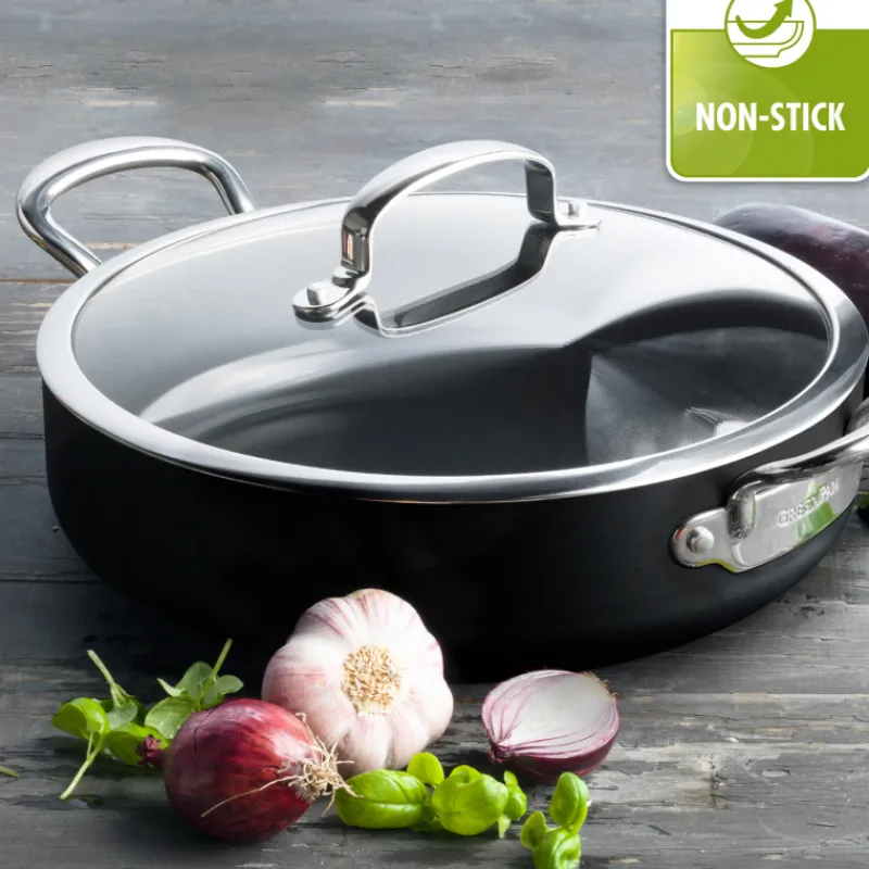 GREENPAN Sauteuses|Sauteuse en Céramique 30 cm et son couvercle, collection BARCELONA PRO ™