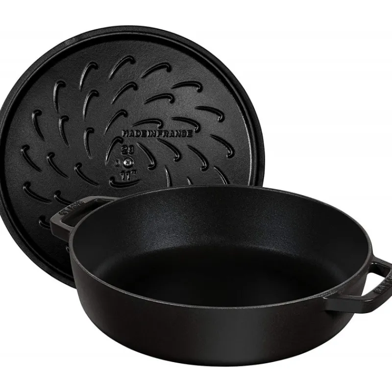 STAUB Sauteuses|Sauteuse en Fonte Chistera 28 cm Noir