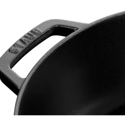 STAUB Sauteuses|Sauteuse en Fonte Chistera 28 cm Noir