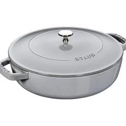 STAUB Sauteuses|Sauteuse en Fonte Chistera 28 cm Gris Graphite