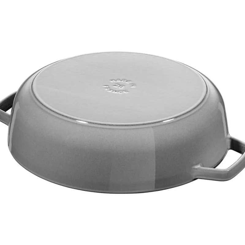 STAUB Sauteuses|Sauteuse en Fonte Chistera 28 cm Gris Graphite