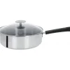 CRISTEL Sauteuses|Sauteuse Mutine Ø 26 cm Manche Fixe Anti-Adhésive Inox