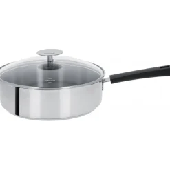 CRISTEL Sauteuses|Sauteuse Mutine Ø 26 cm Manche Fixe Anti-Adhésive Inox