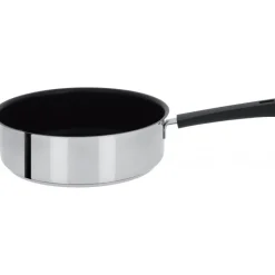 CRISTEL Sauteuses|Sauteuse Mutine Ø 26 cm Manche Fixe Anti-Adhésive Inox