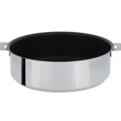 CRISTEL Sauteuses|Sauteuse Mutine Ø 22 cm Manche Amovible Anti-Adhésive Inox