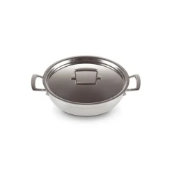 LE CREUSET Sauteuses|Sauteuse Provençale en Inox et Couvercle 30 cm
