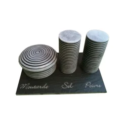 LEBRUN Moulin|Service Sel, Poivre, Moutarde, Pierres hautes, par