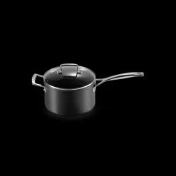 LE CREUSET Batterie De Cuisine|Casseroles|Set 3 Pièces Casseroles Les Forgées avec Couvercle en Verre