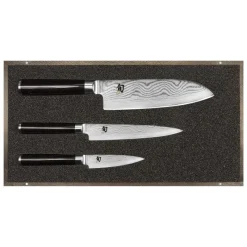 KAI Couteau D'office|Couteau Santoku|Set Couteau d'Office, Couteau Universel et Couteau Santoku Shun Classic Damas