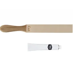 KAI Affûtage Aiguiseur|Set Cuir à Rasoir et Crème de Polissage Kaï