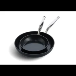GREENPAN Batterie De Cuisine|Poêles|Set de 2 Poêles 20 et 28 cm collection BARCELONA PRO